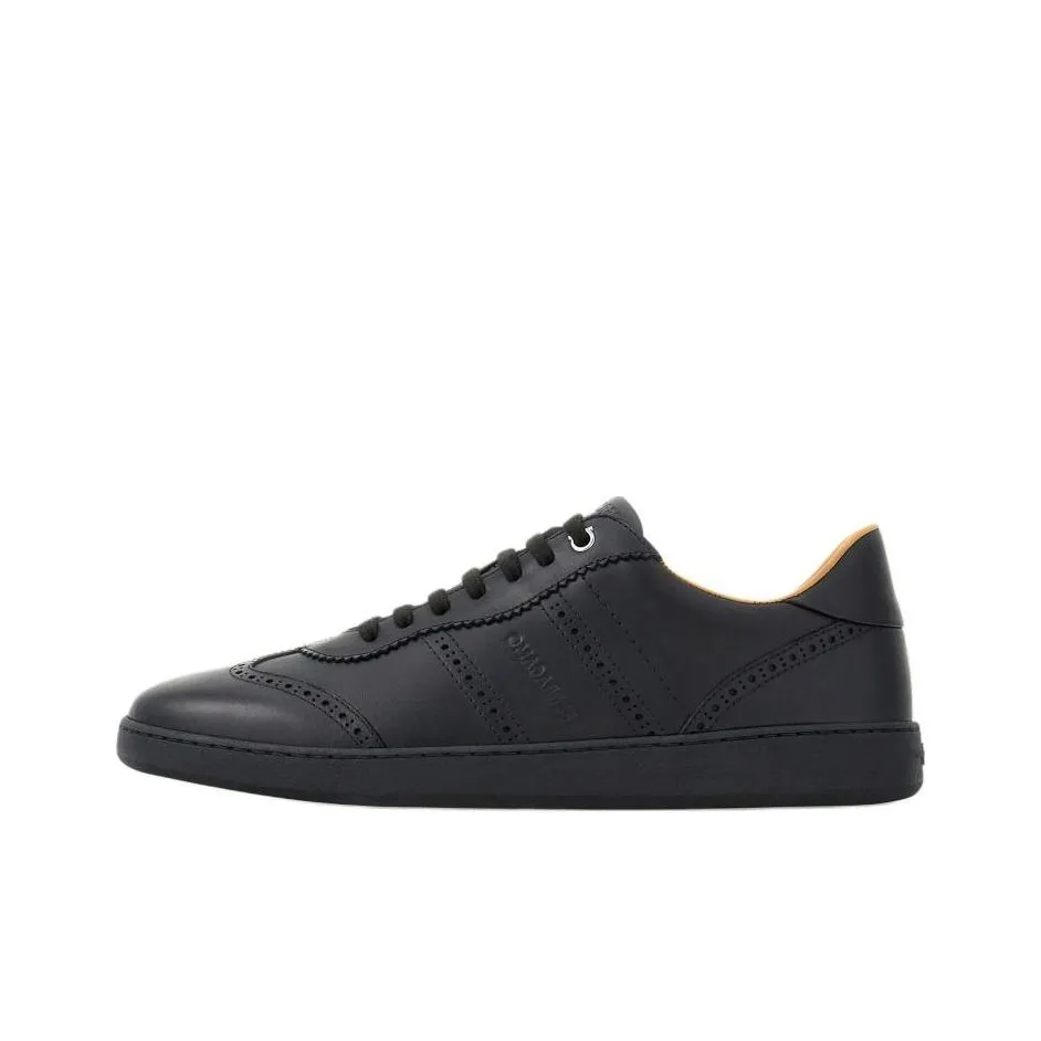 FERRAGAMO Hybride Low Top Skateboard Shoes Men's Black