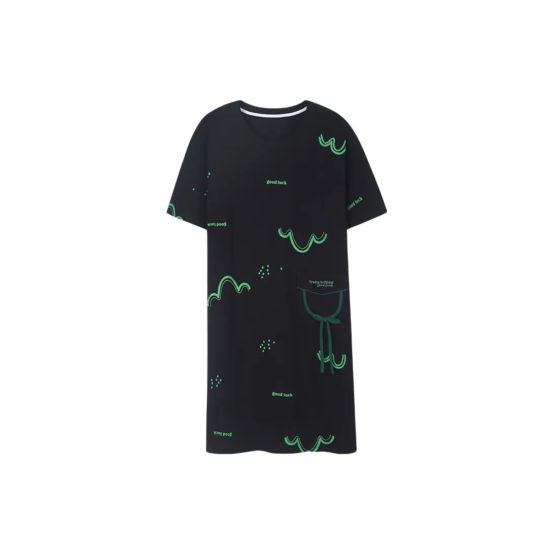 MIIOW Cool One Summer Series Nightgown Women's Black