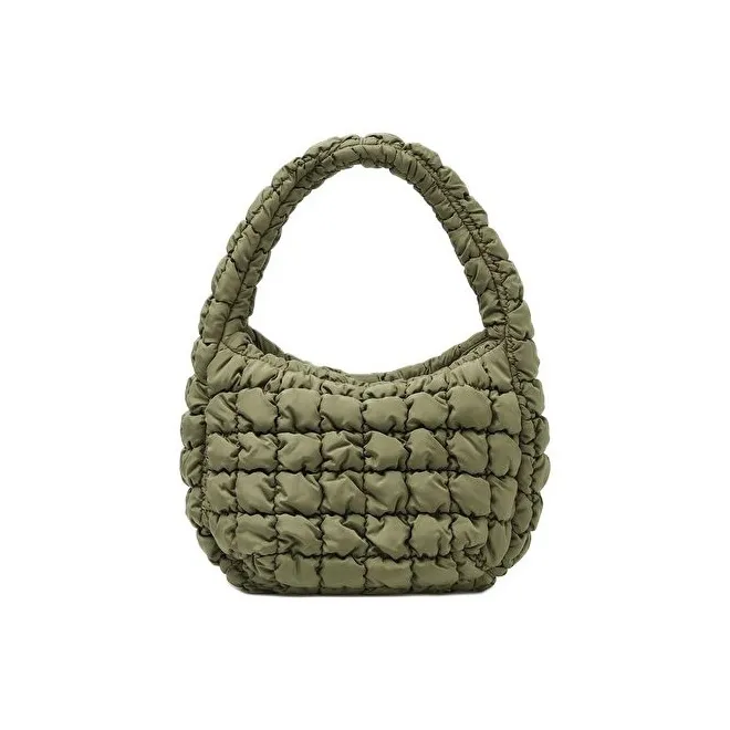 COS Переработанный полиэстер Одно плечо Сумка Мини Женская Хаки зеленый