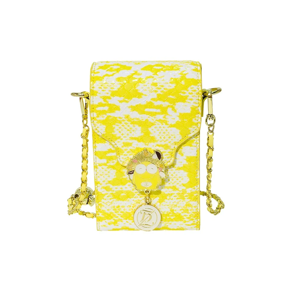 MACK JODAER Сумка через плечо из синтетической кожи женская желтая