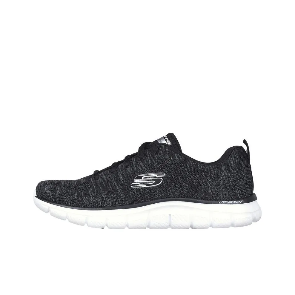 Skechers Track Low Top Casual Shoes Women's Black White