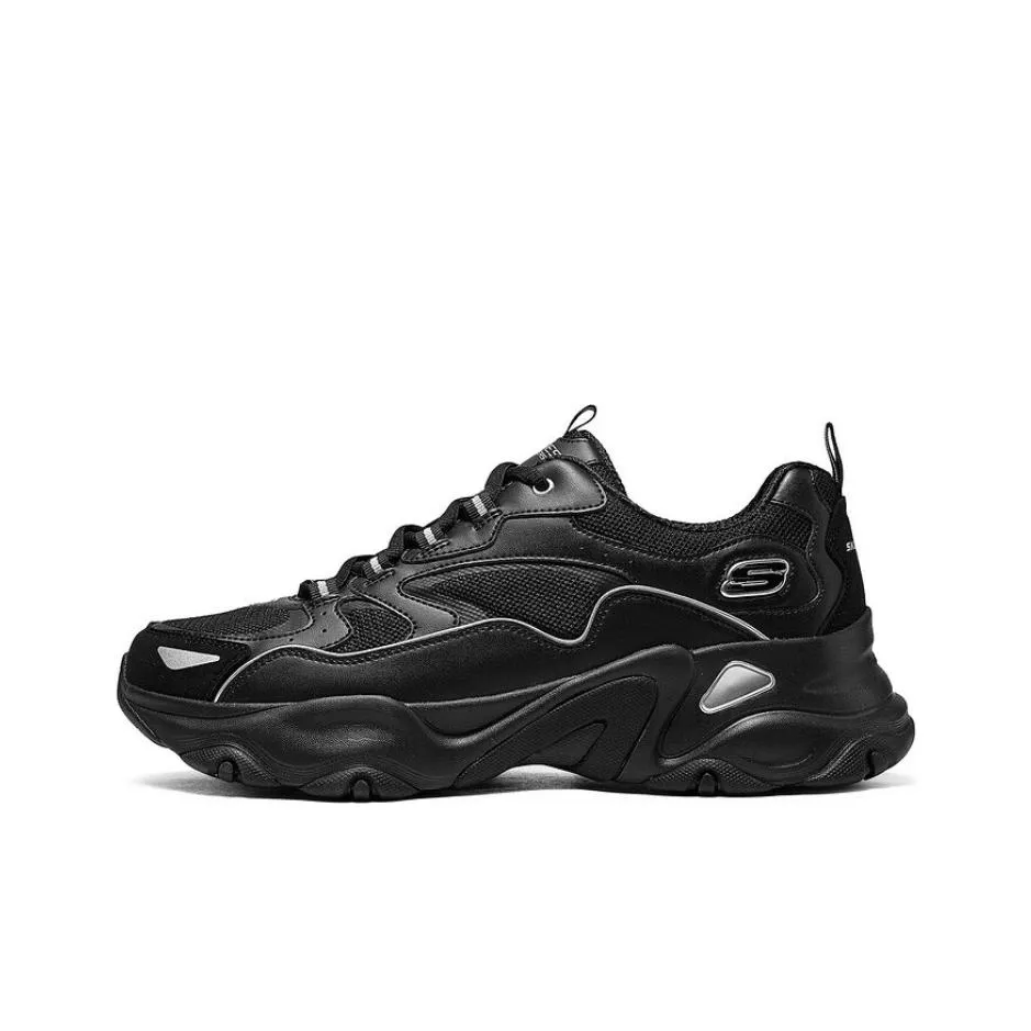 Skechers DLITES Low Top Casual Shoes Men's Black