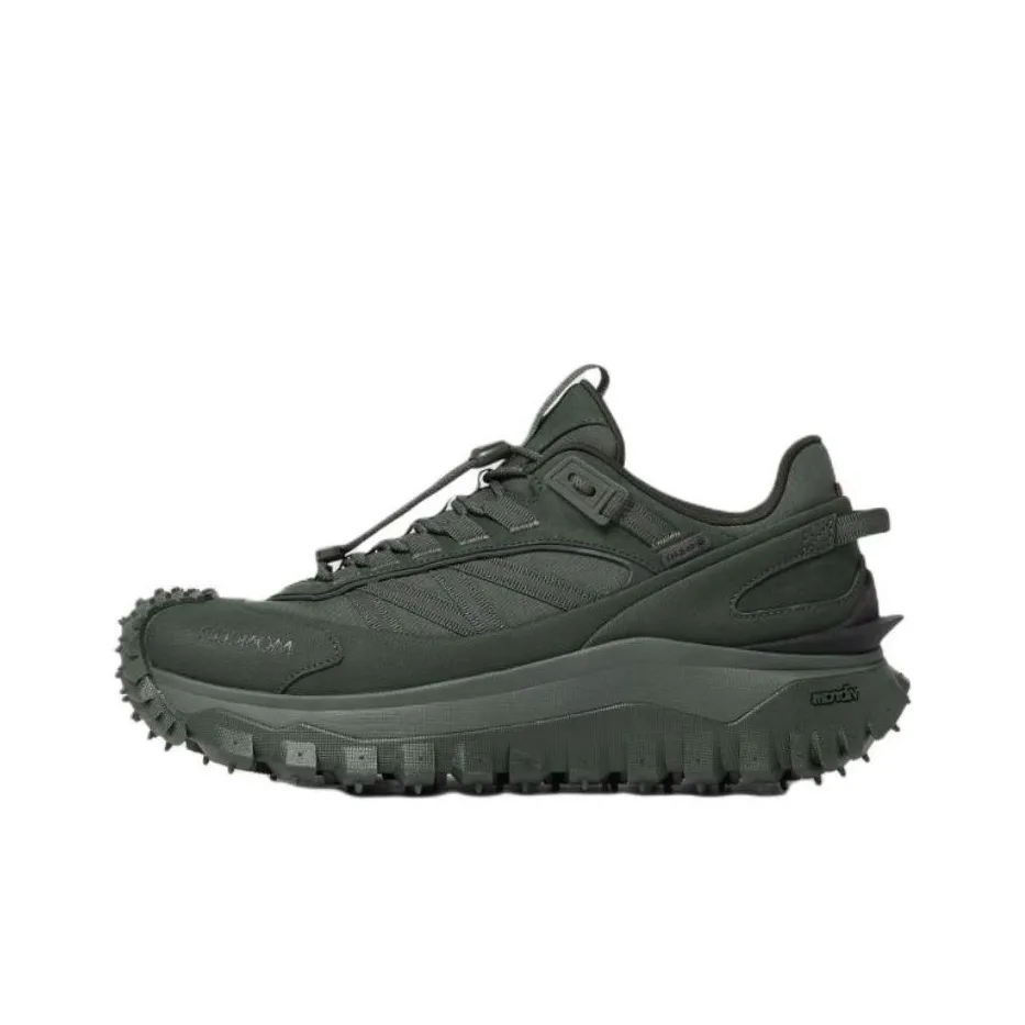 Moncler Trailgrip GTX Low Top Casual Shoes 4.5cm Men's Dark Green