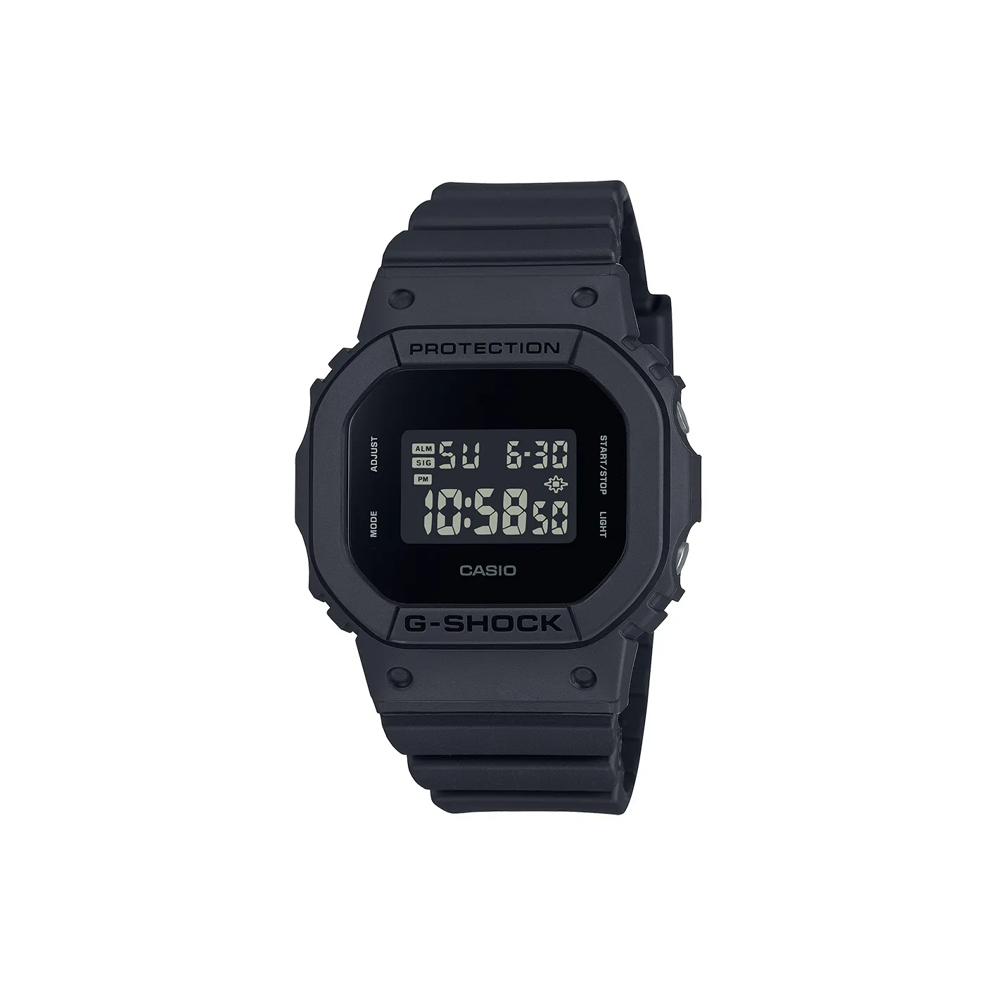 CASIO Vintage Classic Small Block Кварцевый механизм Часы Женские Черный циферблат