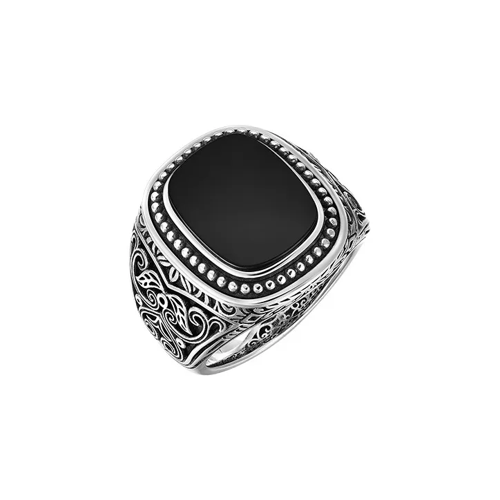 MYSH Agate & Chalcedony Rings Men's