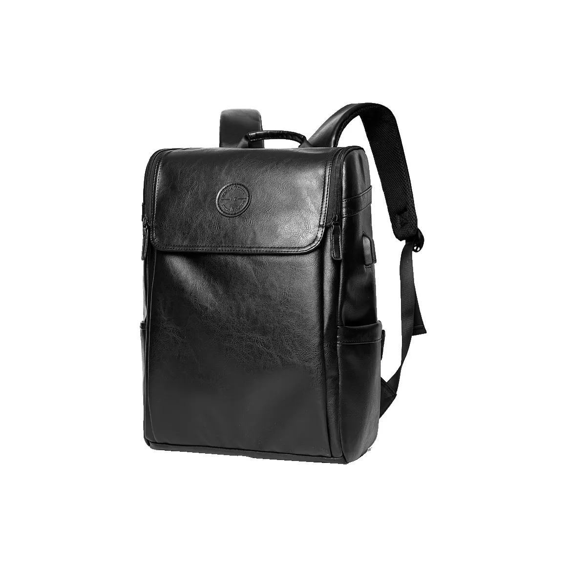 Victorian Traveler ПУ (полиуретан) Рюкзак Мужской Черный