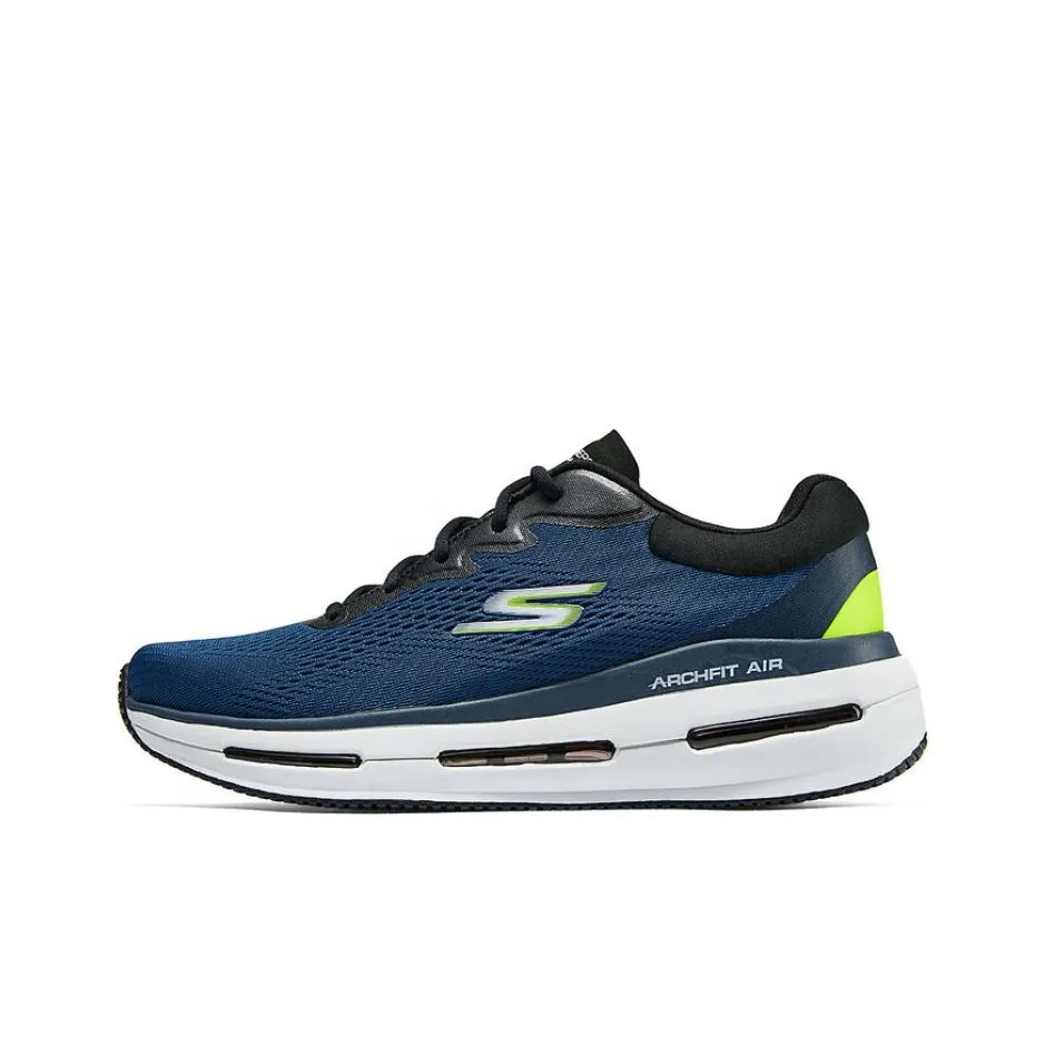 Skechers Arch Fit Anti Slip Wear Resistant Low Top Running Shoes Men's Dark Blue