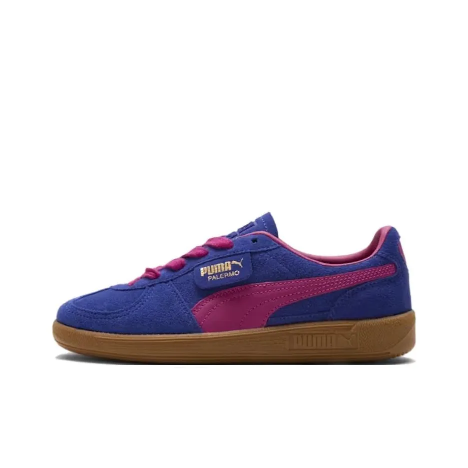 PUMA Palermo Series Low Top Skateboard Shoes Women's Blue