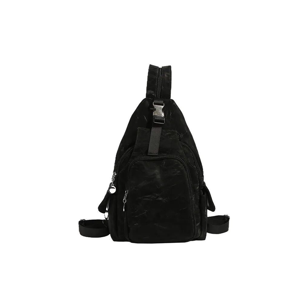 Travel PU Backpack Regular Women's Pink/Black/Blue/White/Gray