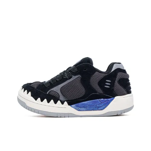 BBIMP Кроссовки для скейтбординга Low Top Черные Унисекс