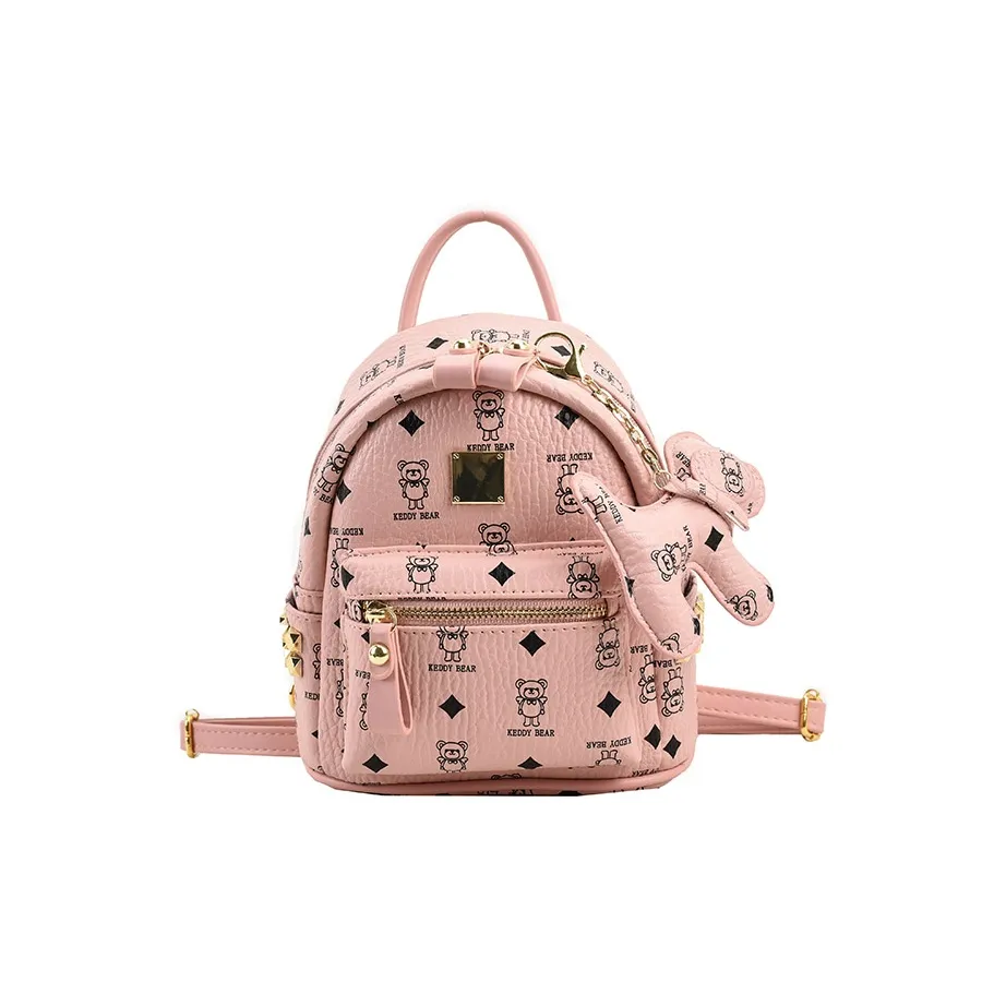 LETOO ПУ (полиуретан) Рюкзак On The плечо Маленький Женский Розовый Белый Коричневый Кофейный