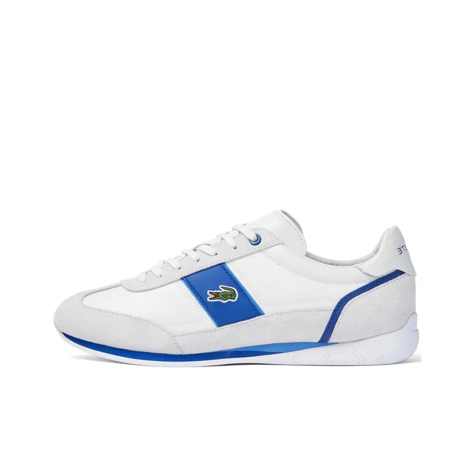 LACOSTE Low Top Casual Shoes Men's White Blue Multicolor
