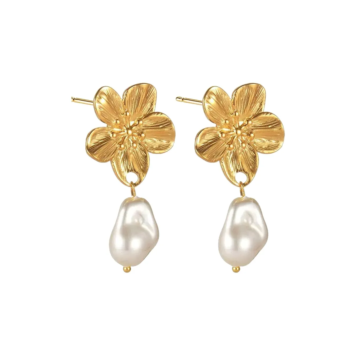 FEO Искусственная жемчужина Серьги Женские