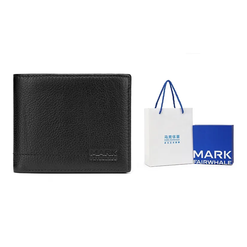 FAIRWHALE Кошелек из натуральной коровьей кожи кошелек для монет унисекс черный коричневый