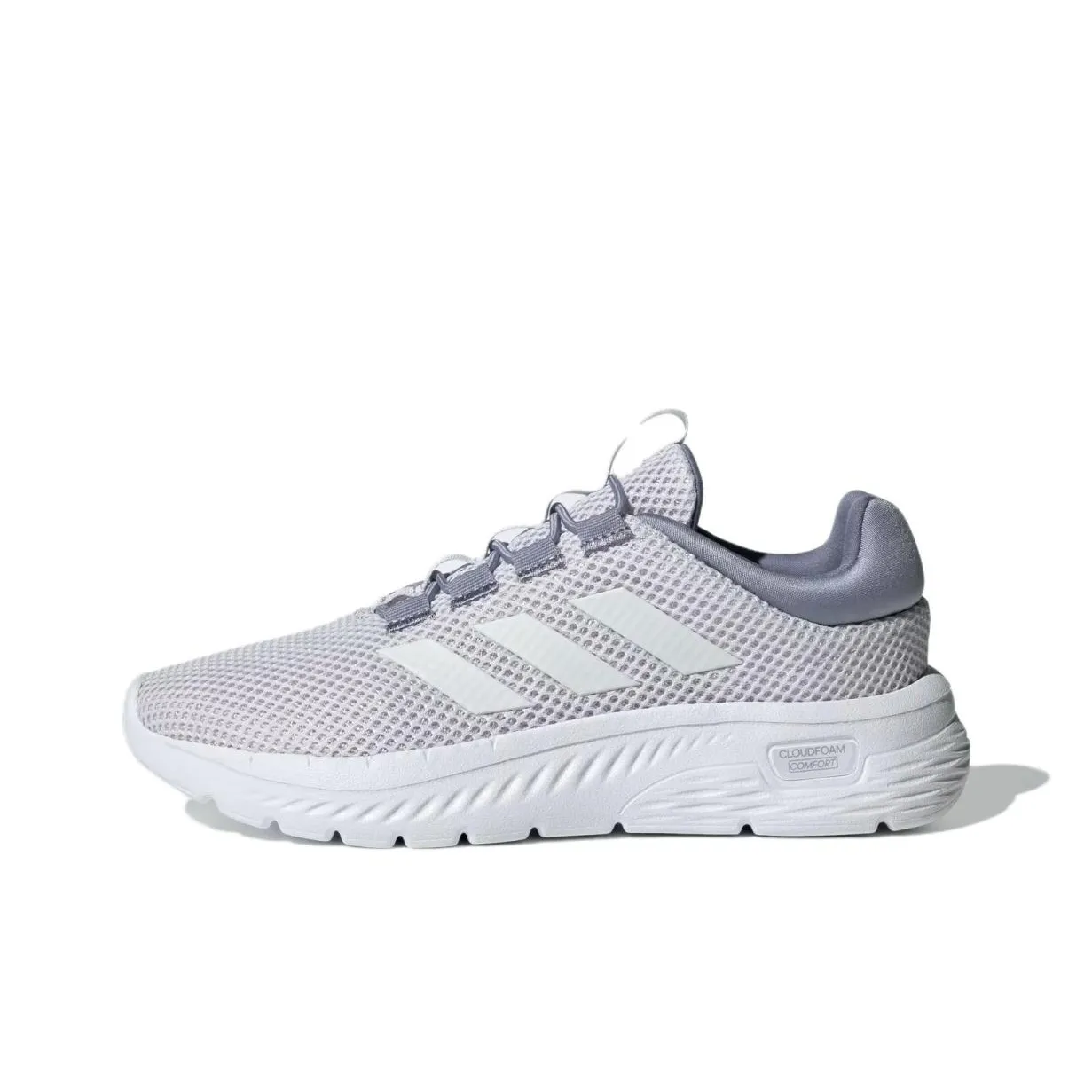Adidas CLOUDFOAM COMFY Running Shoes Women's Low-Top Gray/White/Silver