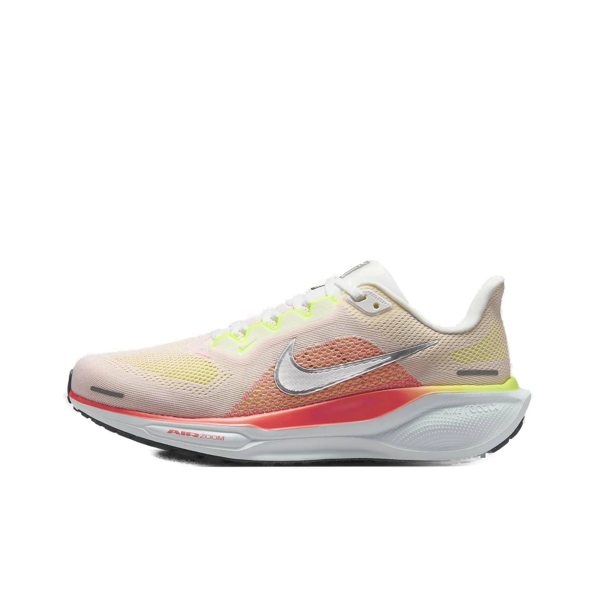Nike Pegasus 41 Summit White Bright Crimson Glacier Blue Chrome Women's