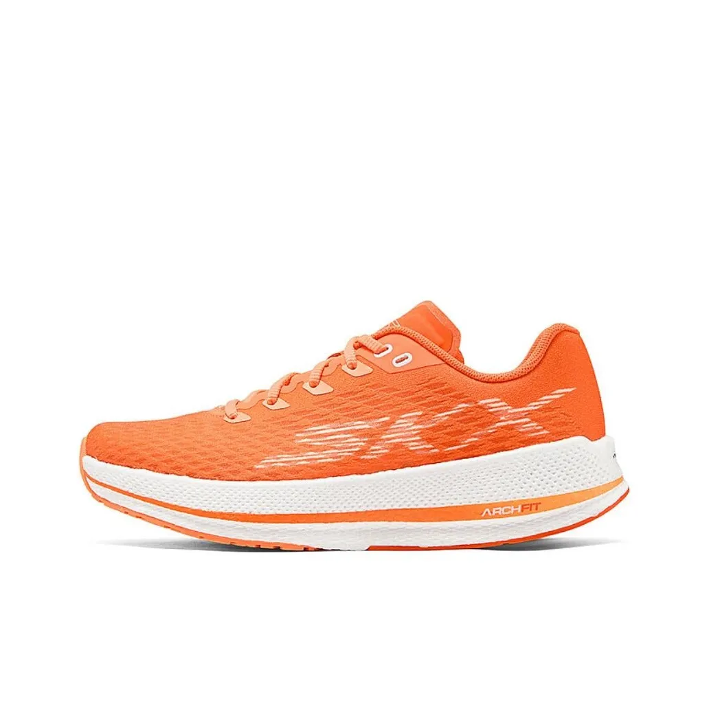 Skechers Arch Fit Low Top Casual Shoes Women's Orange