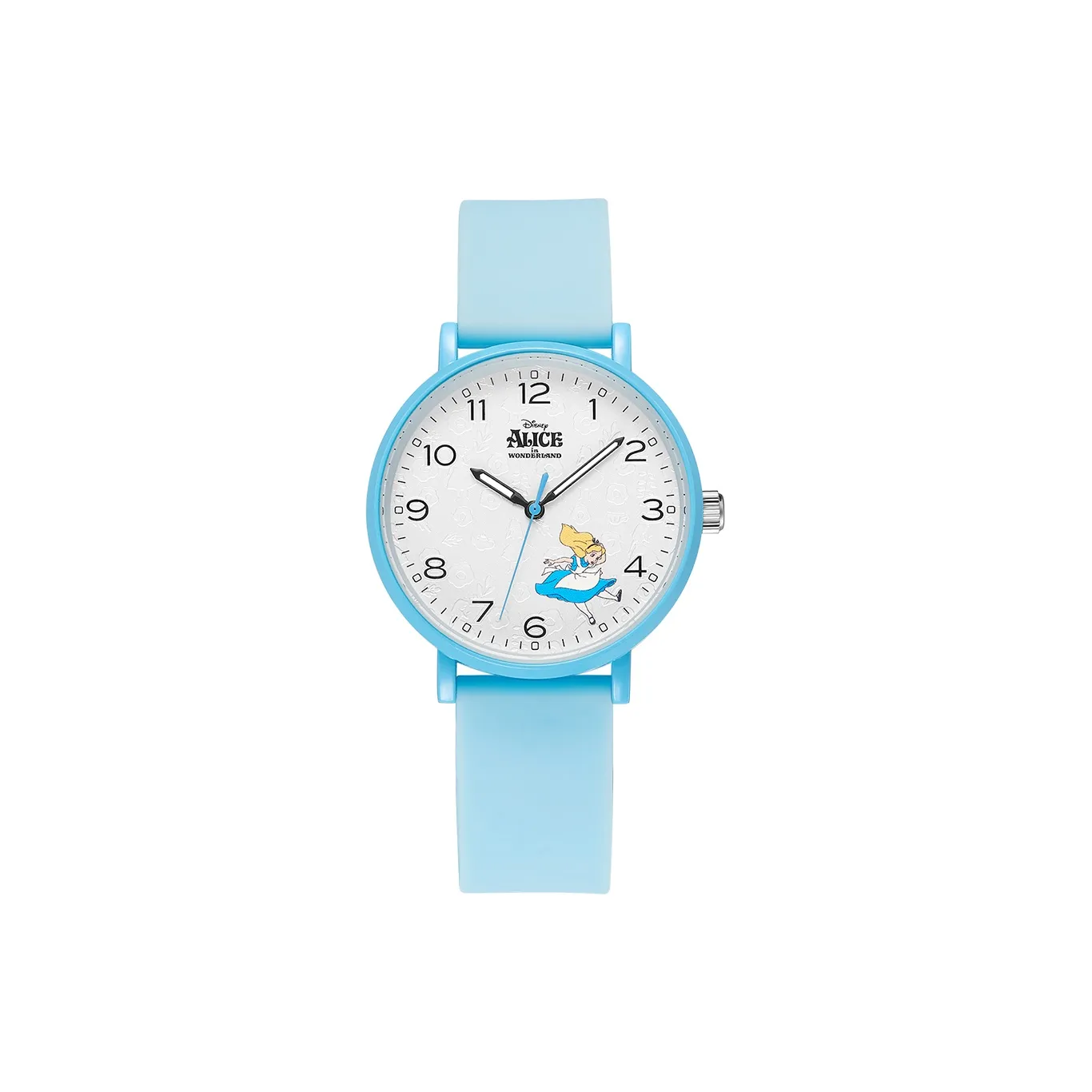 Disney Alice's Adventures in Wonderland Кварцевый механизм Часы Унисекс Белый циферблат