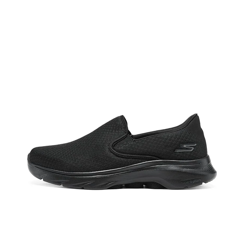 Skechers GO WALK Anti-Slip Wear-Resistant Low-Top Casual Shoes Men's Black