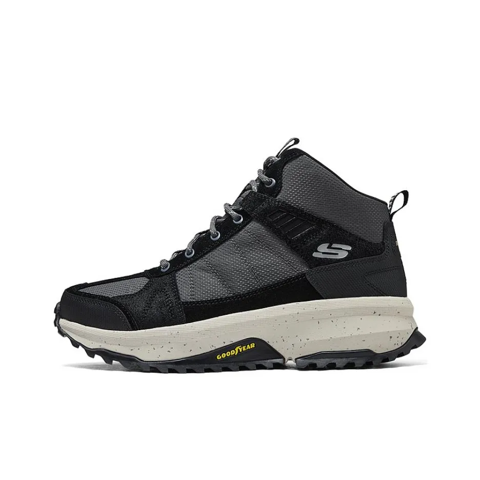 Skechers OUTDOOR MENS MID Топ Альпинизм Обувь Мужская Черная Серый