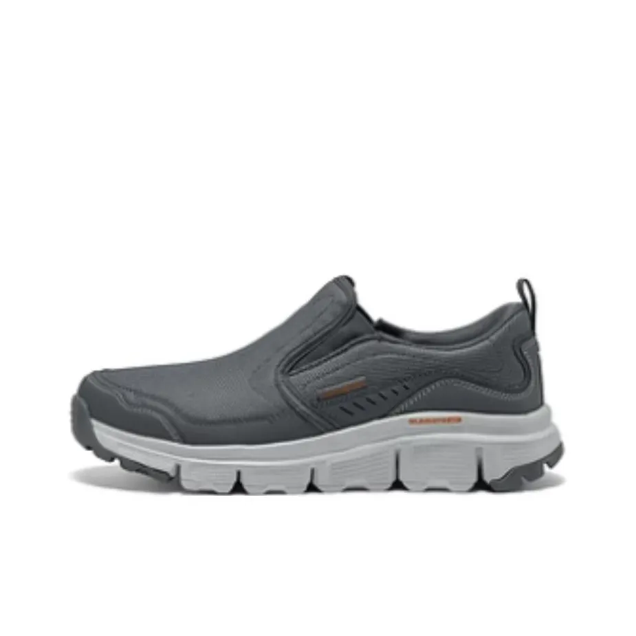 Skechers OUTDOOR MENS Hiking Shoes Men's Gray Orange
