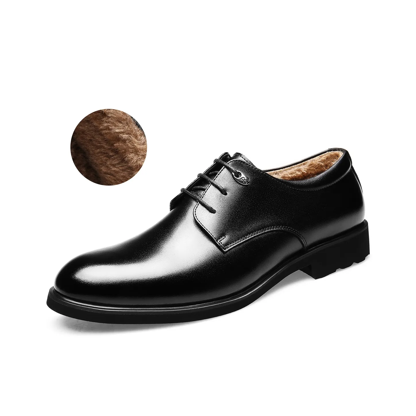 CHINT Dress Shoes Men's Low Top Black/Dark Brown