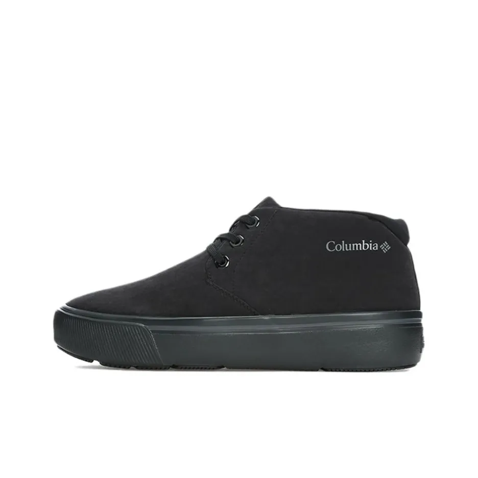 Columbia Slip Resistant Waterproof Mid Top Skateboard Griffey shoes Unisex Black