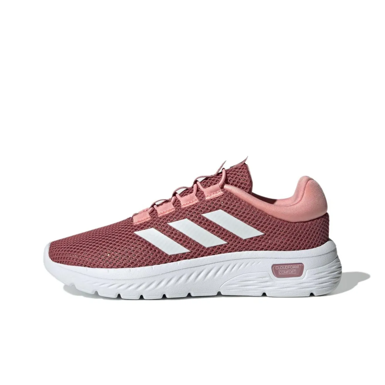 Adidas Cloudfoam Comfy Preloved Crimson Cloud White Semi Pink Spark Women's