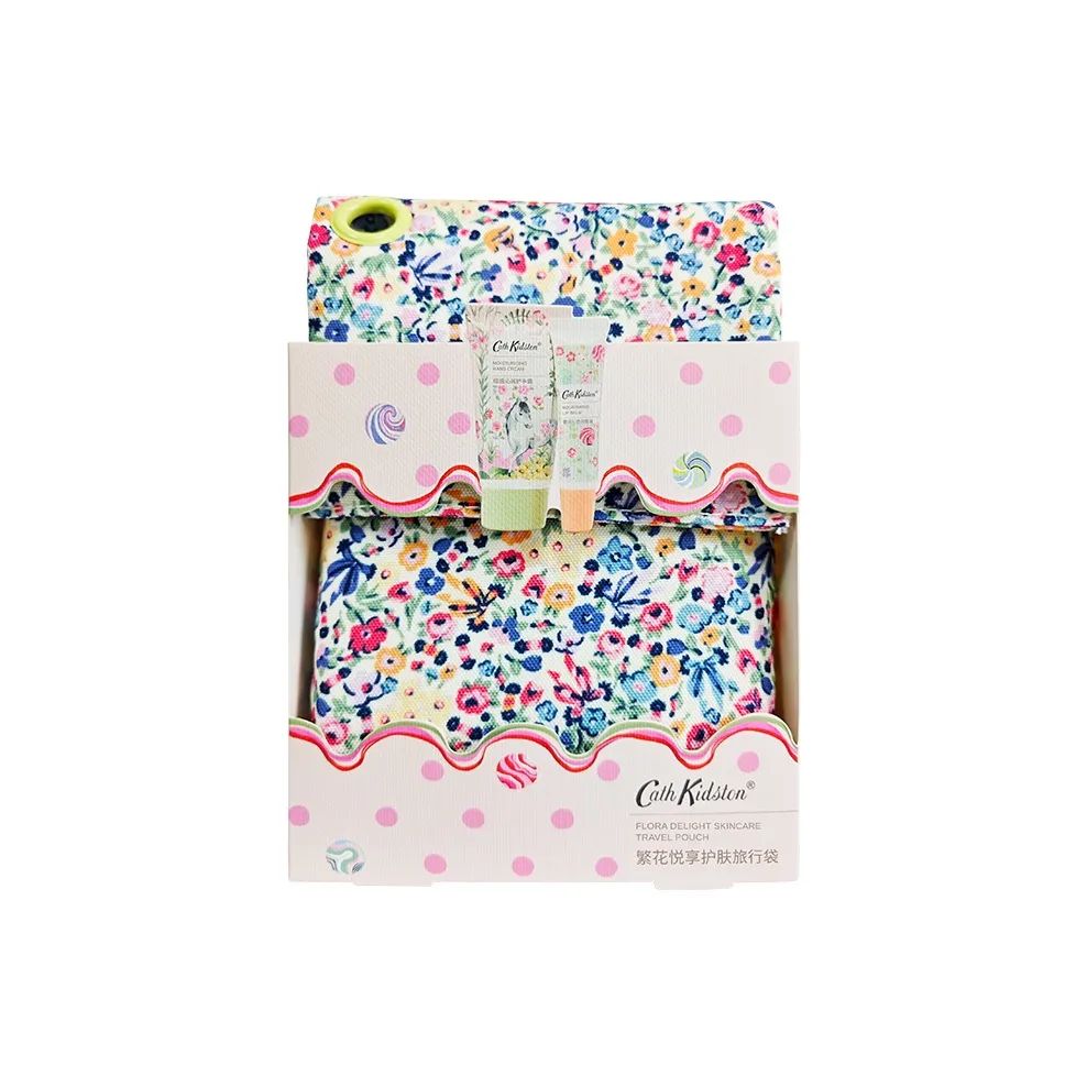 Cath Kidston Звездный Уход за кожей Товар Дорожная сумка Крем для рук Увлажняющий Крем для губ Масло Care Kit Hydrating Ароматический 50г+10г