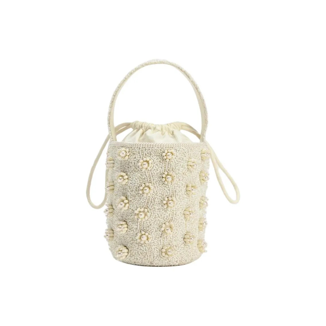ZARA Polyester Shoulder Bag, Crossbody Bag, Handbag Mini Women's White