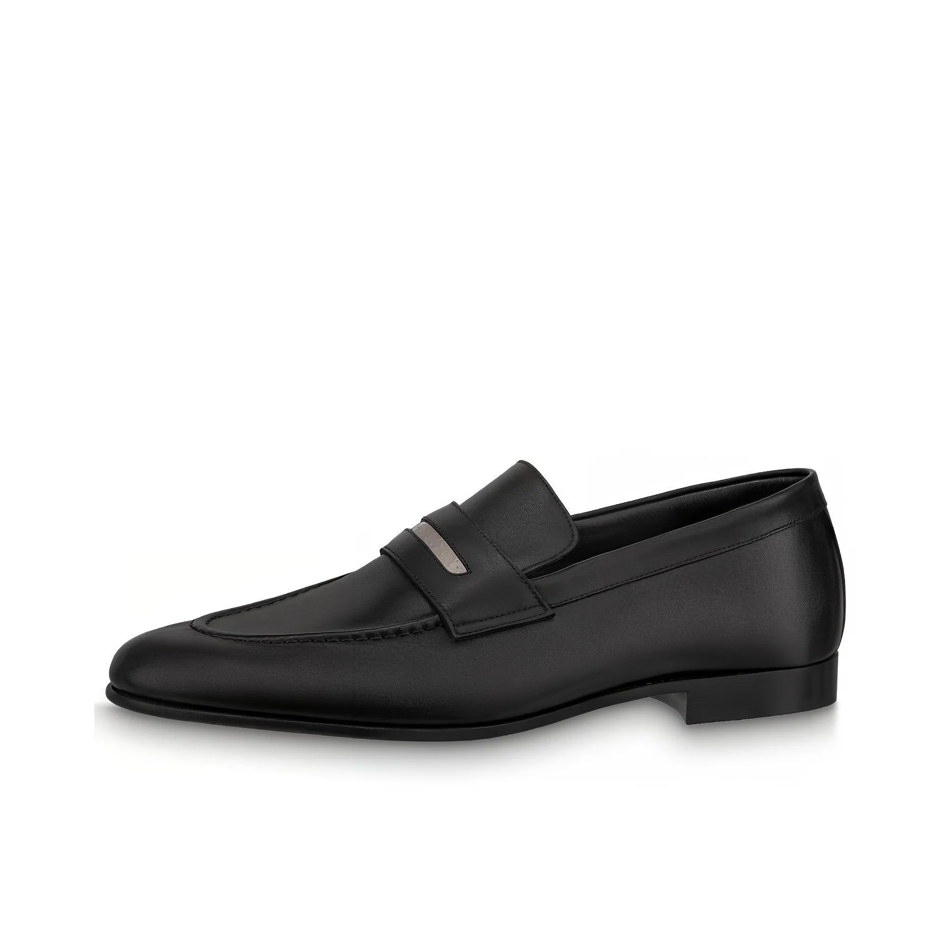 LOUIS VUITTON Glove Loafers Men's Black