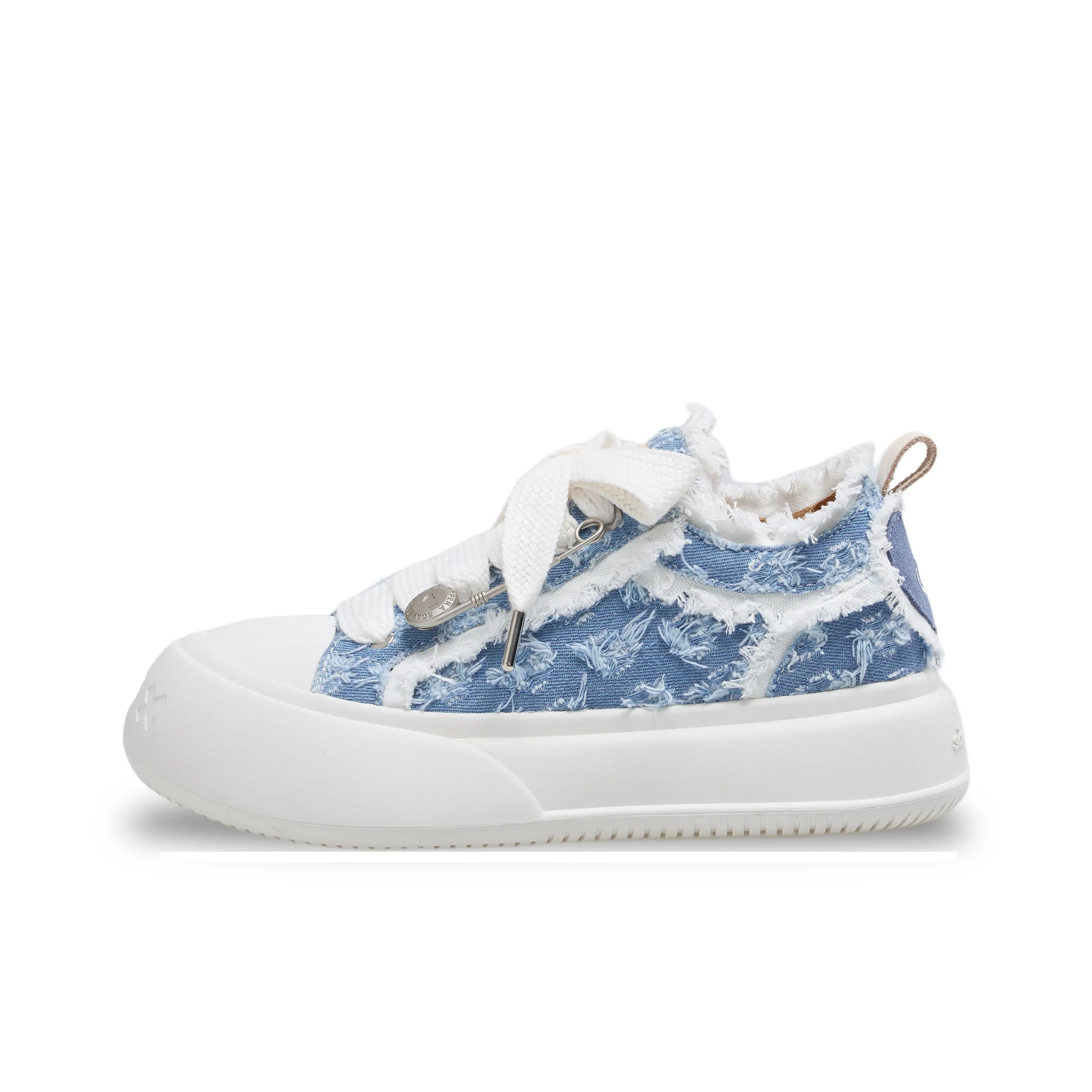 SOAP OPERA Collaboration Transcendence Canvas Shoes Unisex Low Top Gray