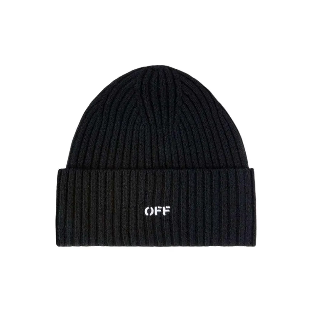 OFF WHITE Offstamp Loose Knit Beanie