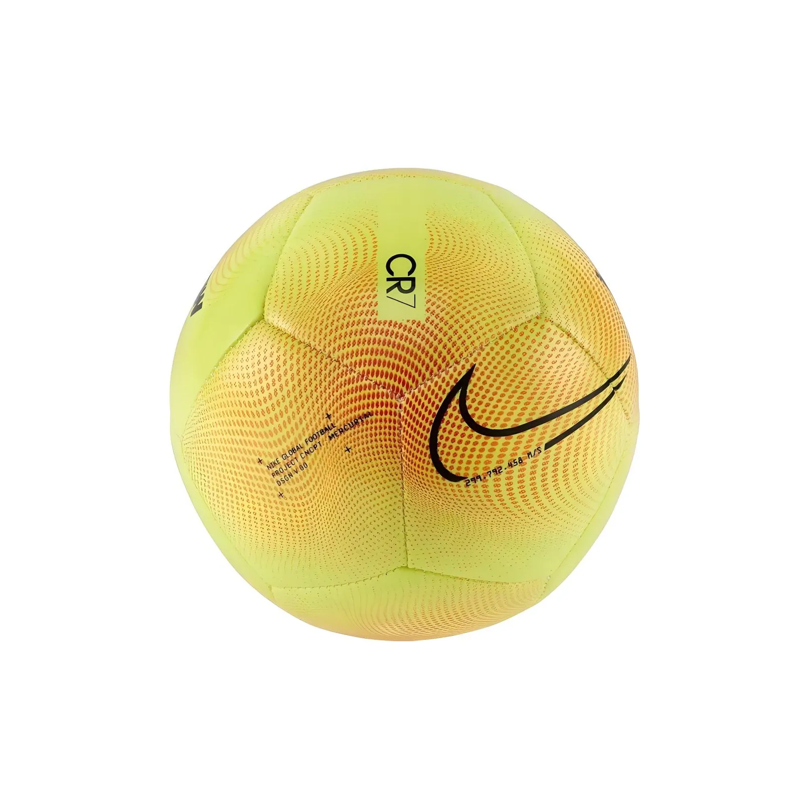 Nike Cristiano Ronaldo CR7 Size 1 Ball Soccer PU Unisex Yellow
