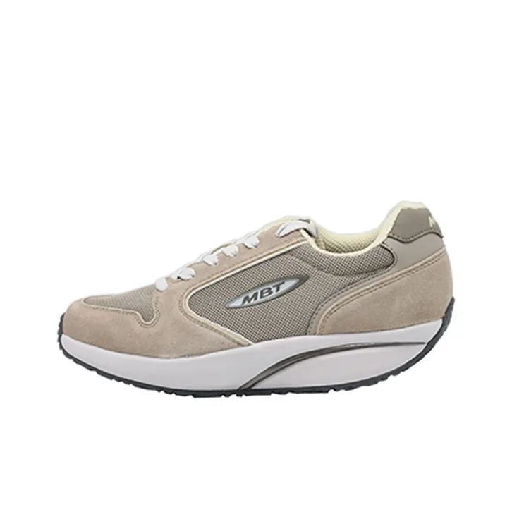 MBT Casual Shoes Men's Low Top Gray/White
