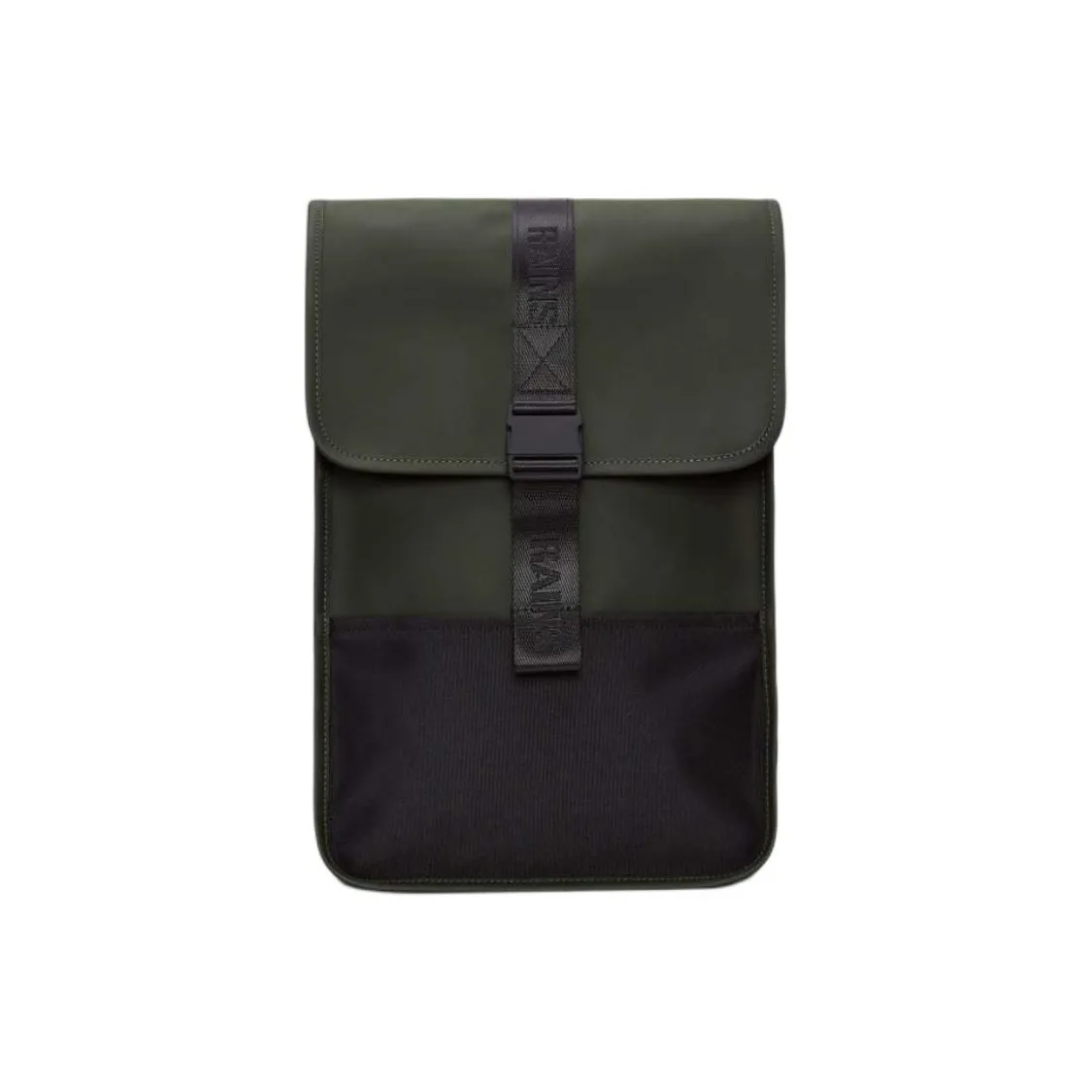 Rains Polyester Backpack Mini Unisex Green