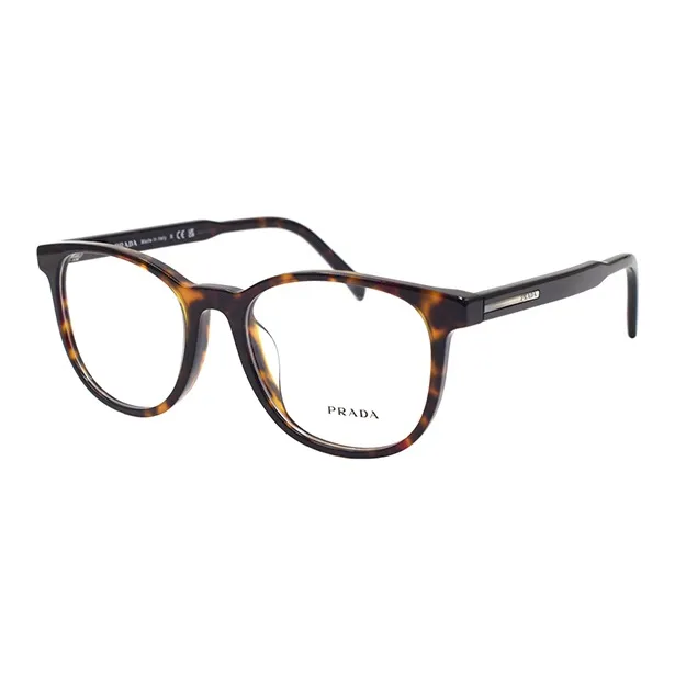 PRADA Круглые Оправы для Очков Мужские Черепаховый