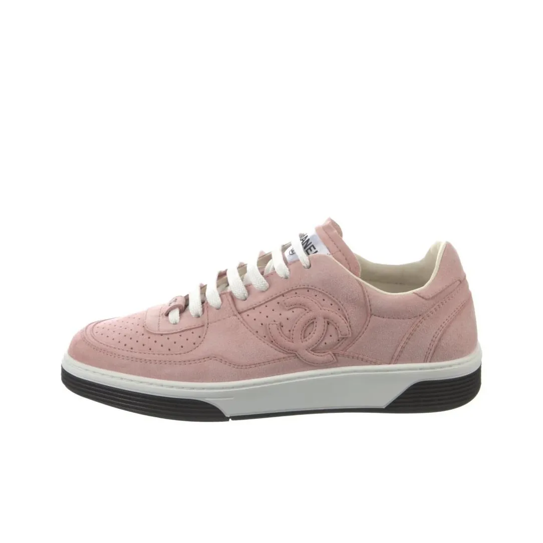 CHANEL Low Top Skateboard Shoes Women's Pink