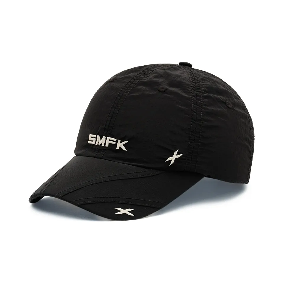 SMFK 100% Polyamide Baseball Caps Unisex Lightning Black