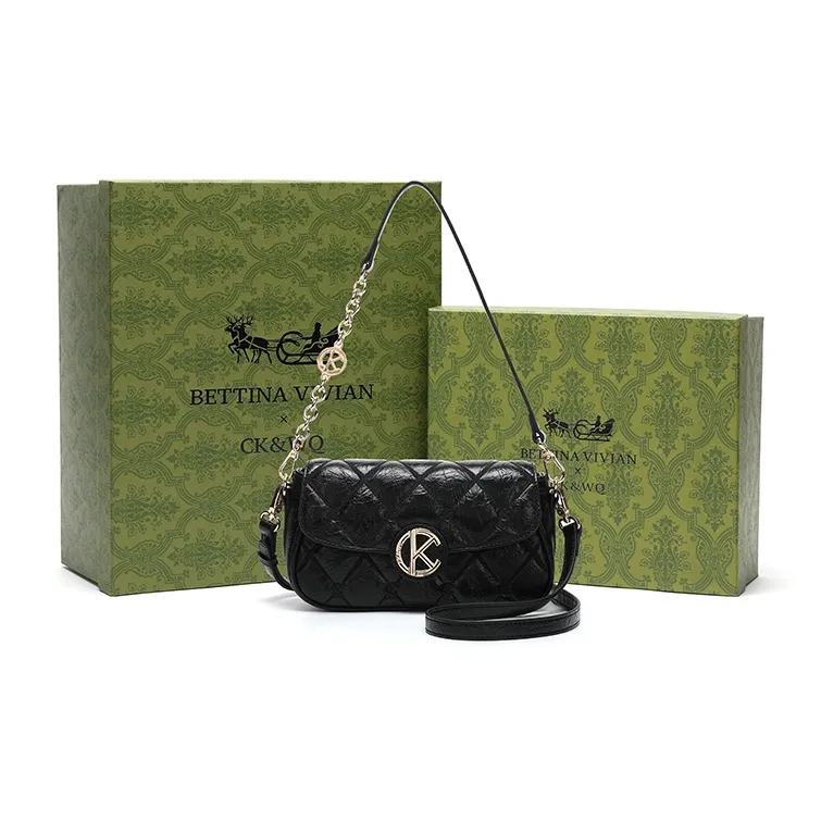 BETTINA VIVIAN ПУ (полиуретан) Сумка через плечо Женская Черная