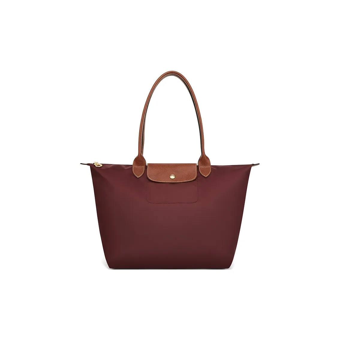 LONGCHAMP Le Pliage Переработанная холщовая сумка сумка на одно плечо женская коричневая