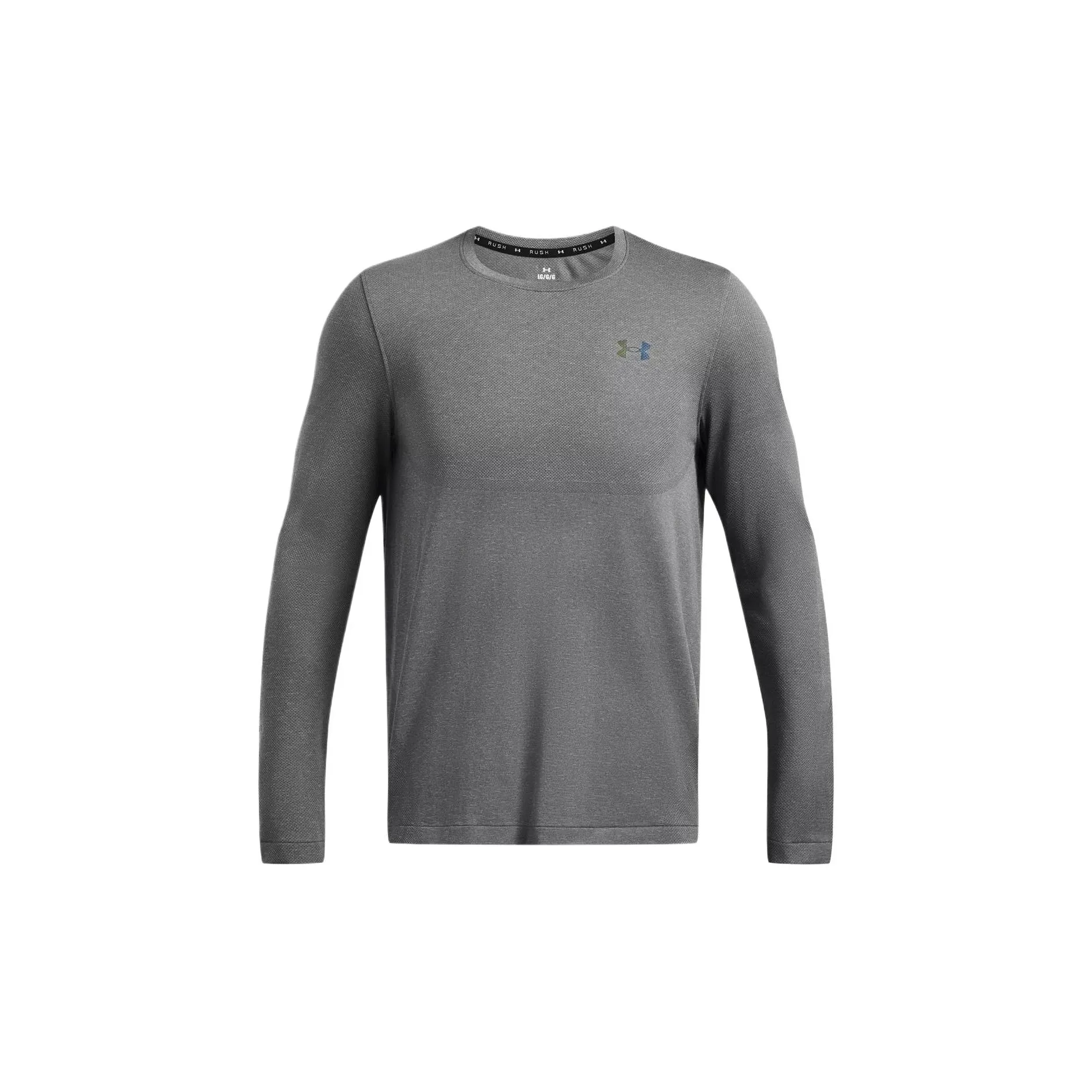 Under Armour RUSH Seamless T Shirts Men Gray