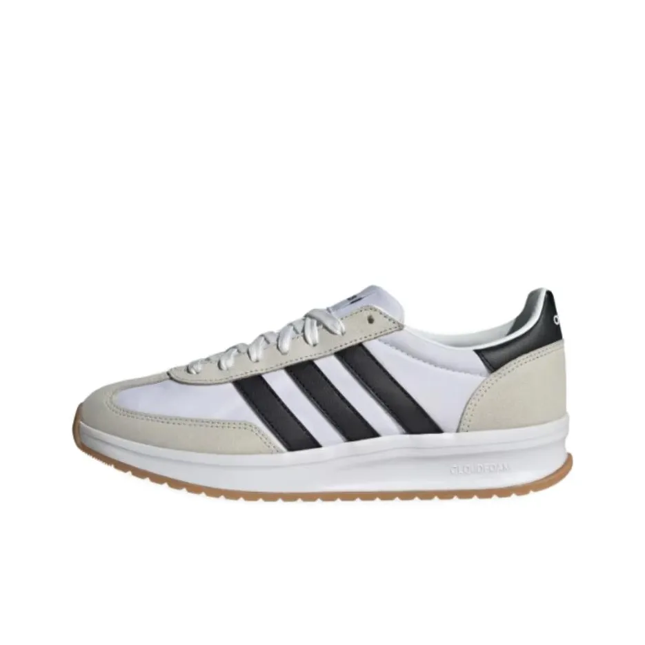Adidas Slip-resistant Abrasion-resistant Low Top Casual Men's White Адидас Противоскользящий Устойчивый к истиранию Низкий Топ Повседневный Мужской Белый