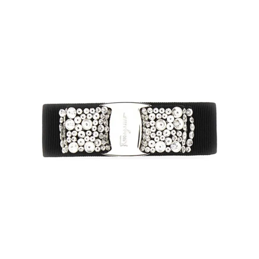 Ferragamo Vara Embellished Hair Pin