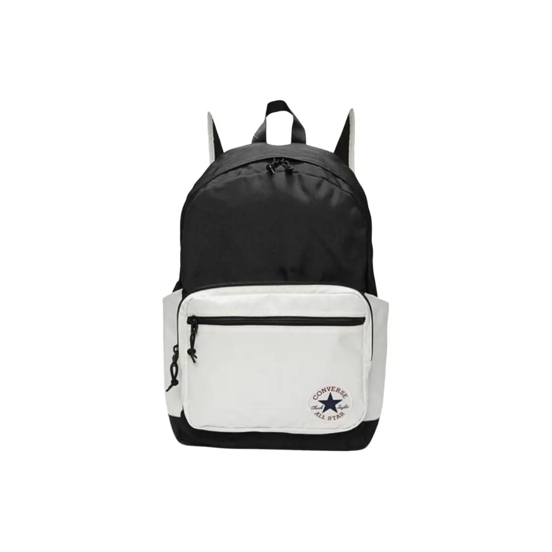 Converse Polyester Backpack Medium Size Unisex Black & Ecru