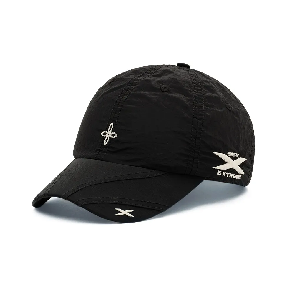 SMFK 100% Polyamide Baseball Caps Unisex Lightning Black