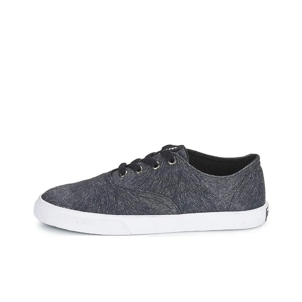 SUPRA Anti Slip Wear Resistant Low Top Skateboard natasha Shoes Women's Black Gray Color