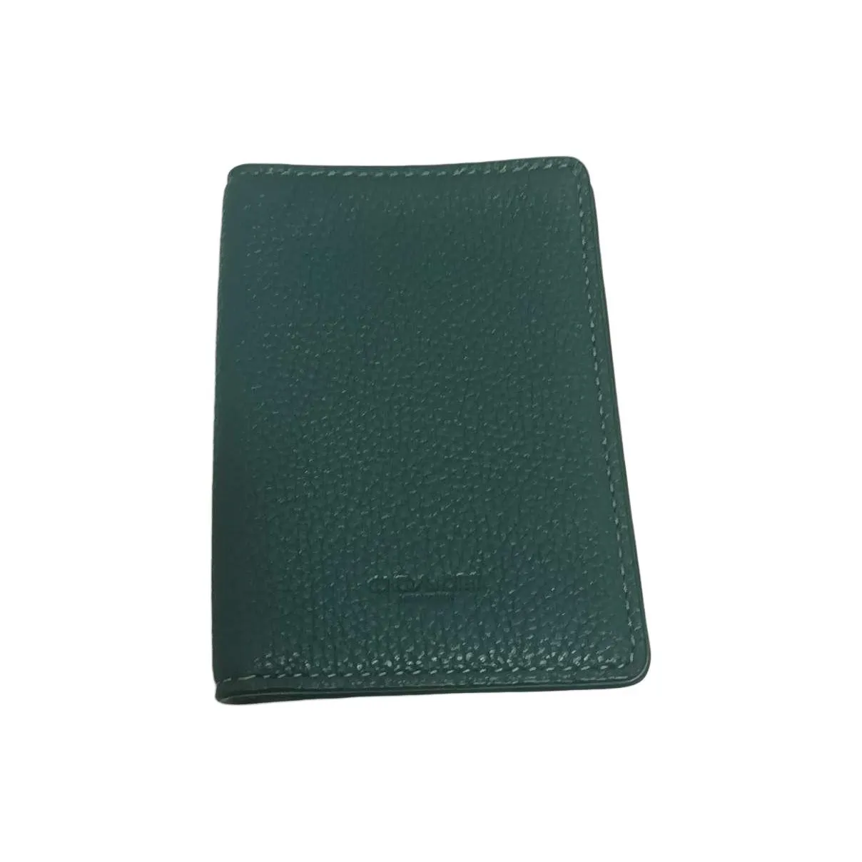 COACH Кожа Держатель для карт кошелек Мини Женский Зеленый