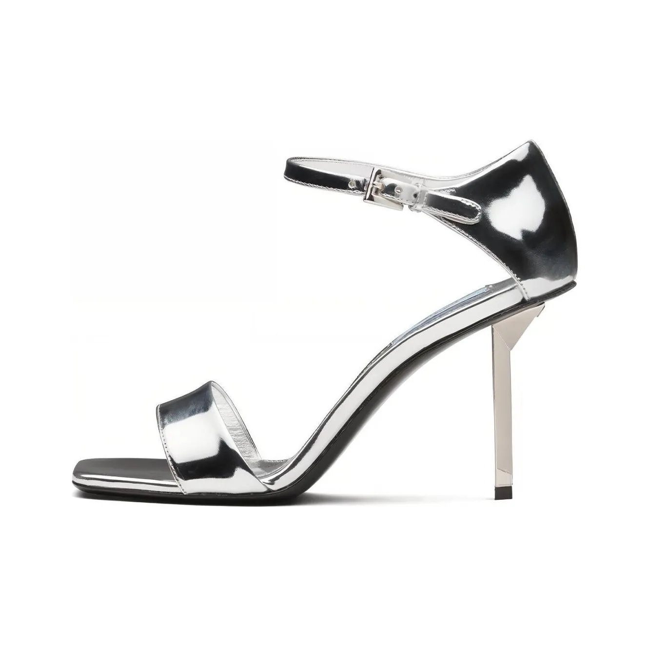 PRADA Strap Sandals Women's Silver