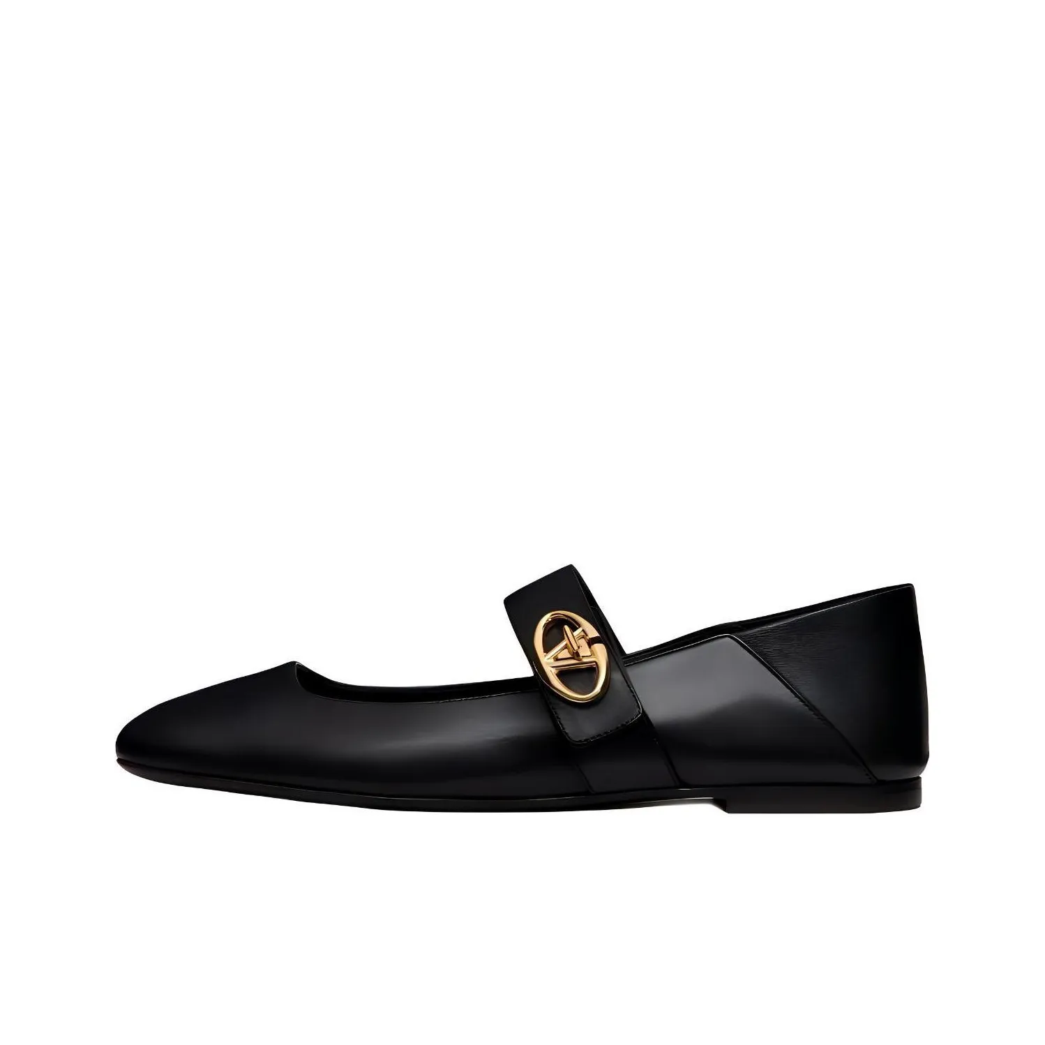 Valentino VLogo Locker Mary Jane Square Toe Ballerina Shoes Women's